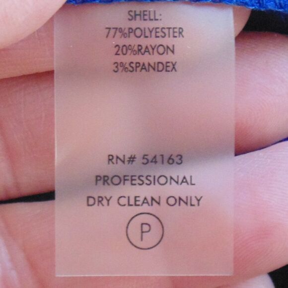 new MARC NEW YORK Dress, 8, Blue/Black, Sleeveless, Belt, Wide neck - Picture 13 of 15